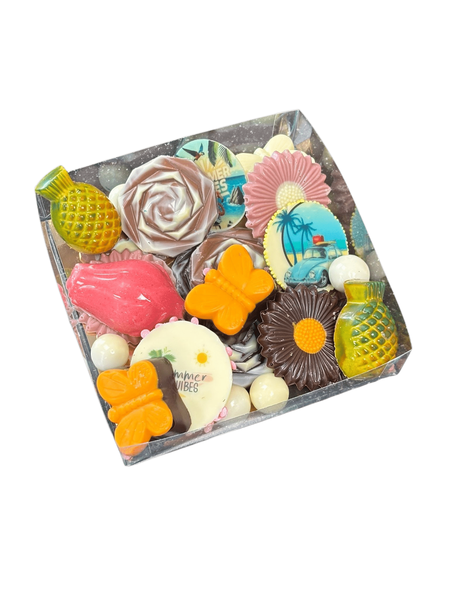 Zomers chocolade doosje